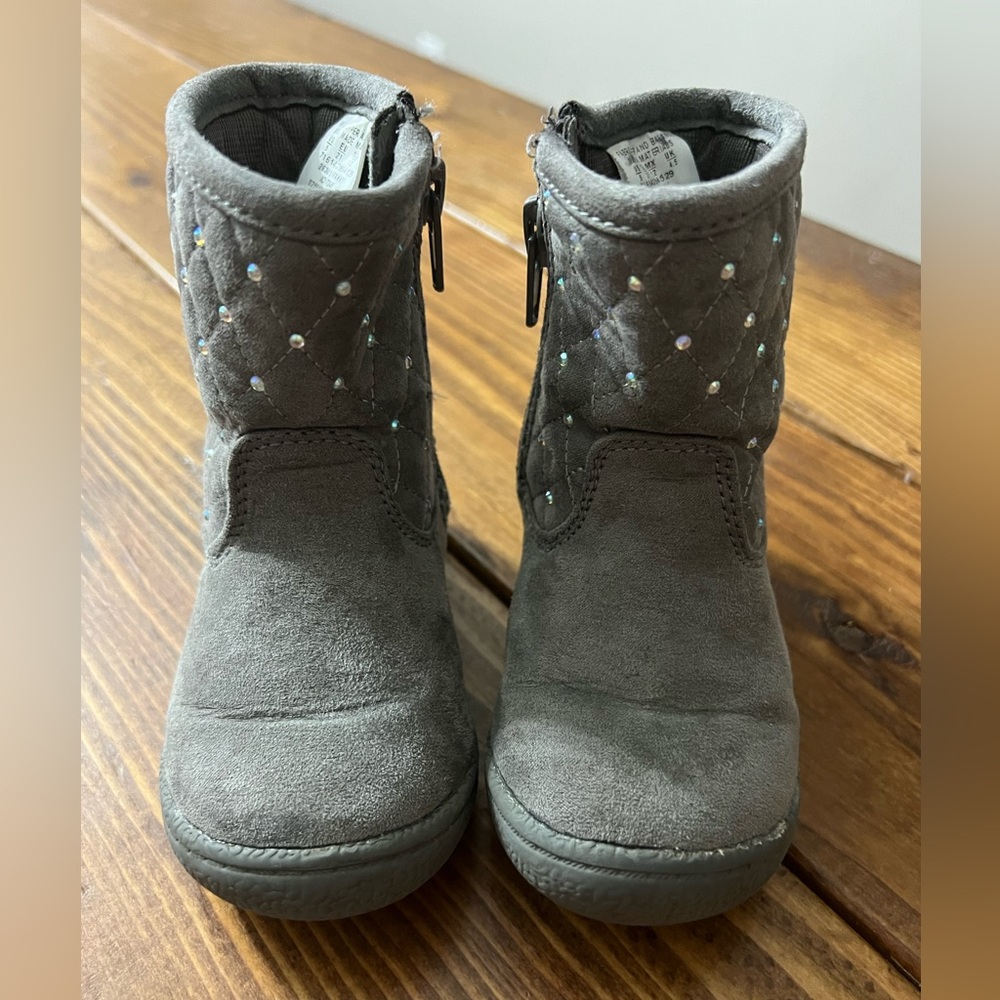 Toddler Girl rhinestone boots - size 5